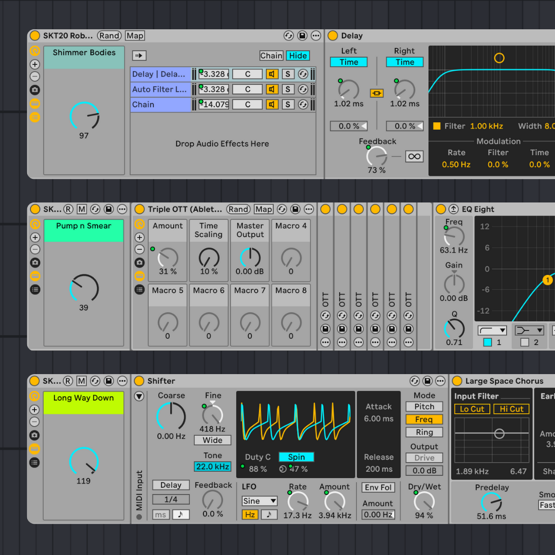 Superknobs: Builds & Transitions