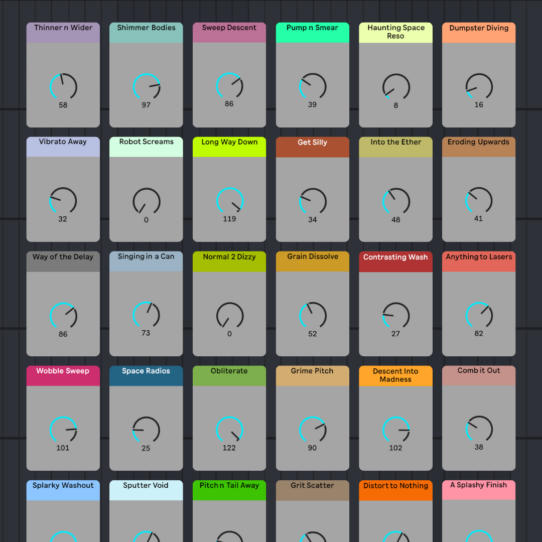 Superknobs: Builds & Transitions